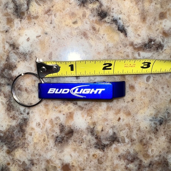 Anheuser-Busch: Budweiser Bud Light Lot: cups & keychain bottle openers NEW - Picture 7 of 10